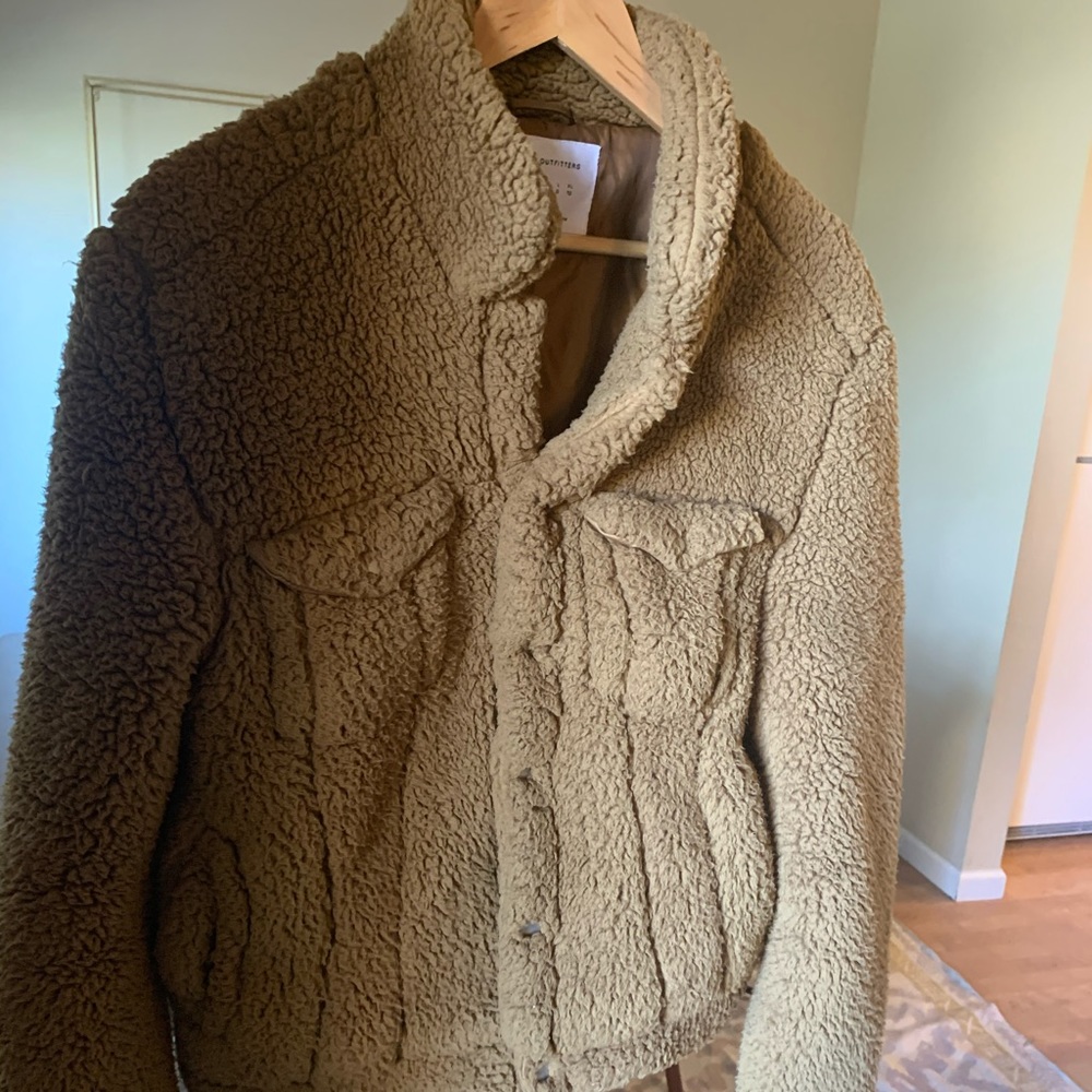 UO Fuzzy Teddy Jacket